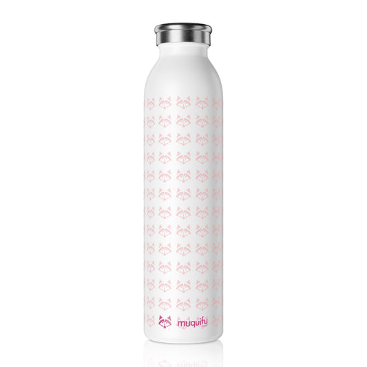 Muquifu Pink Pattern Slim Water Bottle 20oz - Muquifu